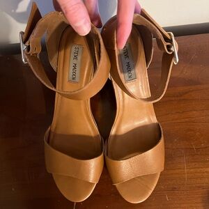 Steve Madden Tan Heeled Sandals